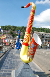 Created by a Luxembourg artist for Adolphe Sax's Bicentenary