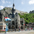 Notre-Dame de Dinant set against the fortified Citadel