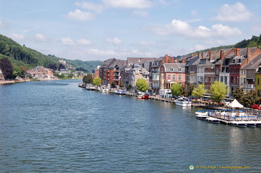View of Dinant and the River Meuse