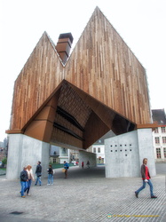 Ghent's new and much talked about Market Hall - or sheep shed