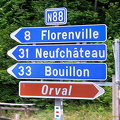 Signpost to Orval