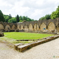 Medieval Orval Abbey cloisters