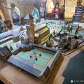 Scale model of Orval Abbey site in the Monastic Museum