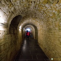 Tunnel to the Monastic Museum and new Basilica