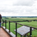 View of Waterloo Battlefield from the top of Lion Mound