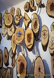Souvenir clocks in Nessebar