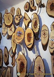 Souvenir clocks in Nessebar