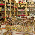 Lots of souvenirs in this pottery shop