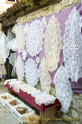 Lace for sale in Nessebar village