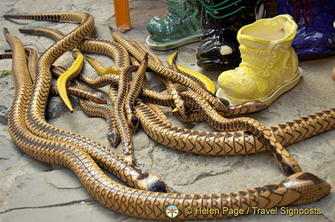 Toy snakes which look quite realistic