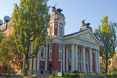 Ivan Vazov National Theatre, Bulgaria's oldest theatre and an important Sofia landmark