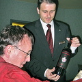Rossen, maitre’d extraordinaire at the Hilton Sofia Seasons Restaurant