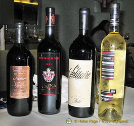 A range of Bulgarian wines