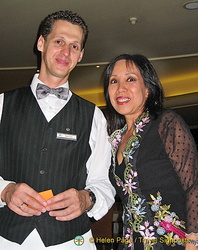 With Nicholai at the Season's Restaurant, Hilton Sofia