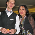 With Nicholai at the Season's Restaurant, Hilton Sofia