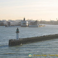 Channel ferry and road to Antwerp