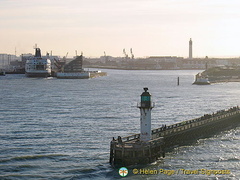 Channel ferry and road to Antwerp