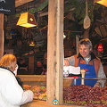 A wurst stall at Cologne Weihnachtsmarkt