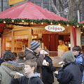 Young visitors enjoying the yummy frische crepes 