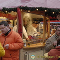 Cologne Christmas Market hot food stand