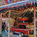 Cologne Weihnachtsmarkt motor car carousel