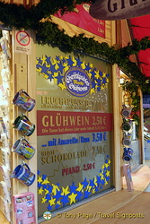 A gluhwein stall at Cologne Weihnachtsmarkt 