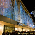 Christmas lights at John Lewis