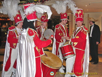 A Christmas marching band