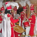 A Christmas marching band