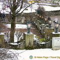 These lamps add to the romantic feel of the village