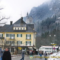The Muller Hotel with Schloss Neuschwanstein in the background
