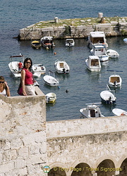 Me, doing the Dubrovnik City Wall Walk