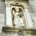 Statue of St. Blaise, patron saint of Dubrovnik