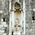 Statue of St Blaise, patron saint of Dubrovnik