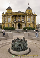 Croatian National Theatre and the Well of Life