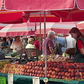 Fruit stalls in Dolac market