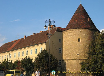 An old fortress tower near St Stephen Cathedral - Kaptol