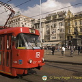 Trams in Jelacic Square