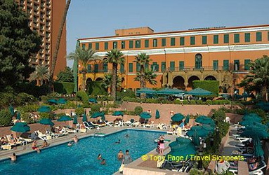 Our visit to Cairo began with a stay at the Cairo Marriott.