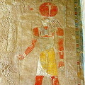 Ra-Harakhty, the sun god
[Temple of Hatshepsut - Deir al-Bahri - Nile River Cruise - Egypt]
