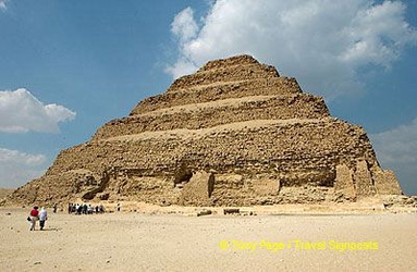 As the city grew, so did its necropolis
[Step Pyramid of Djoser - Saqqara - Egypt]