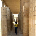 The vast enclosure surrounding the step pyramid was another achievement.
[Step Pyramid of Djoser - Saqqara - Egypt]