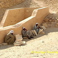 Tomb reconstruction workers sheltering from the heat
[Valley of the Kings - Egypt]
