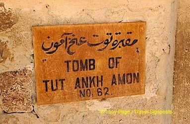 Tomb of Tut Ankh Amon
[Valley of the Kings - Egypt]
