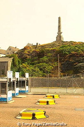 Ferry entry and the Holyhead obelisk
[Wales]
