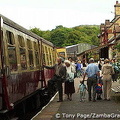 The railways enabled crowds of workers to visit the area - Haverthwaite Steam Railway