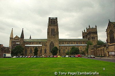 Durham cathedral was treated as an experiment by architects for geometric patterning [Durham - England]