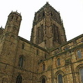 The ribbed vaults above the nave was one of the first achievenments of Gothic architecture [Durham Cathedral - England]