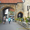 Entrance to Glastonbury Abbey complex