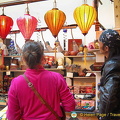 Camden Markets - Colorful silk lanterns